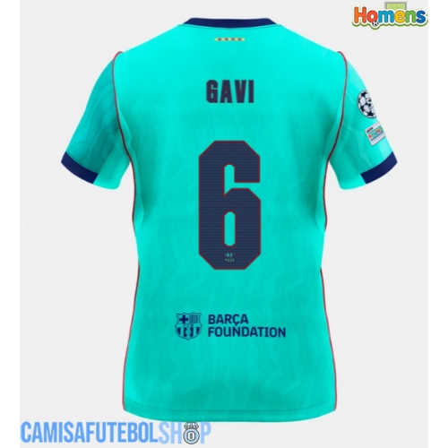 Camisa de time de futebol Barcelona Paez Gavi #6 Replicas 3º Equipamento 2026-27 Manga Curta